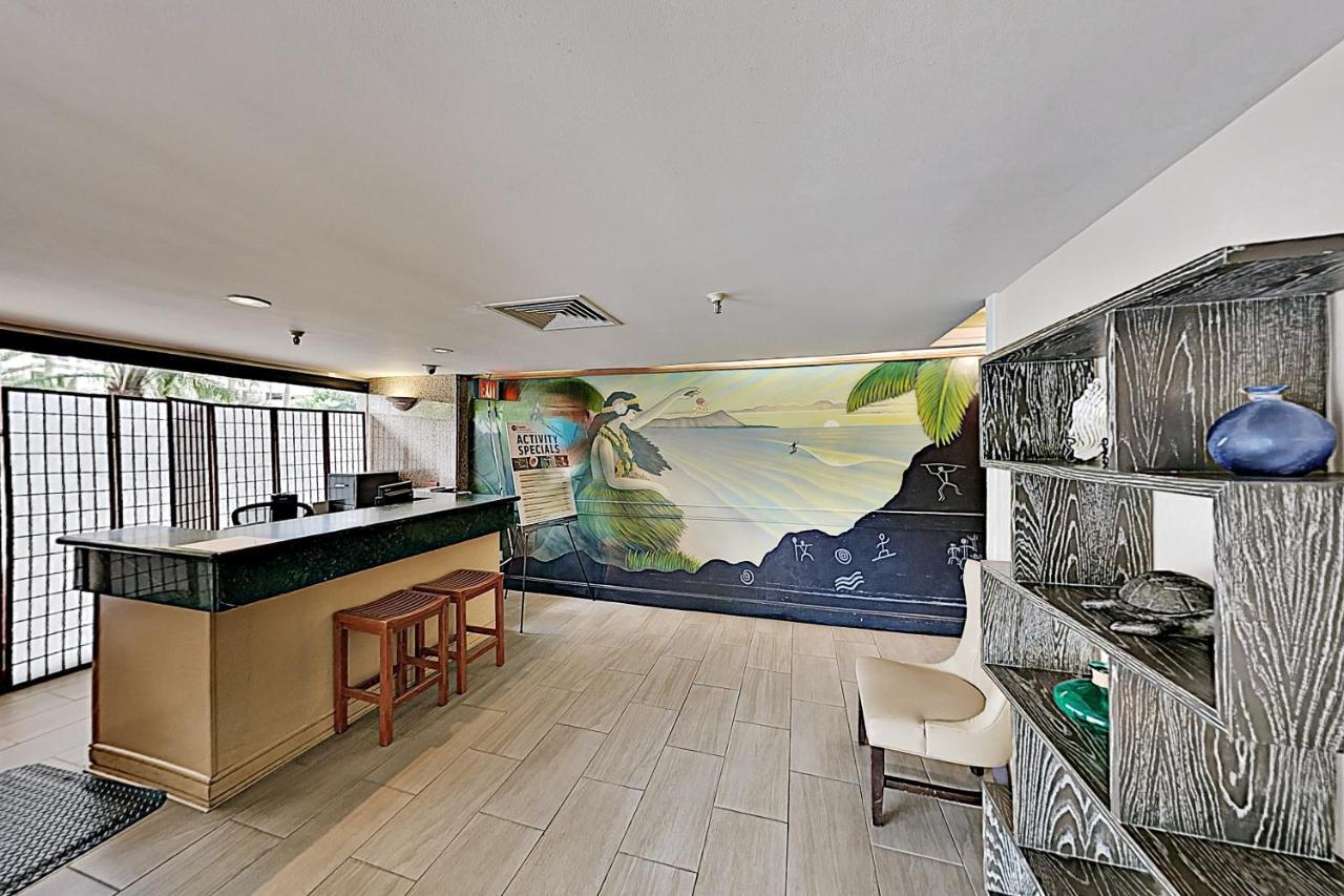 דירות הונולולו Aqua Palms Waikiki Ocean View Lanai Parking Included מראה חיצוני תמונה